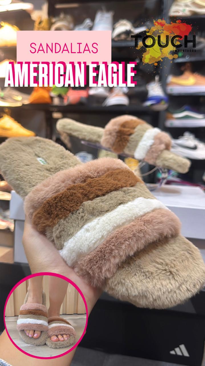 SANDALIAS AMERICAN EAGLE AERIE SLIPPERS (8806)