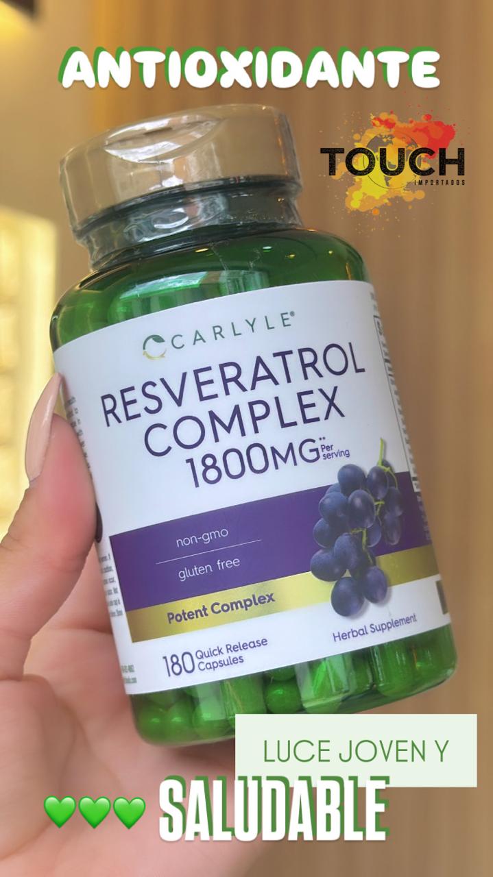 RESVERATROL COMPLEX X180 CAPSULAS