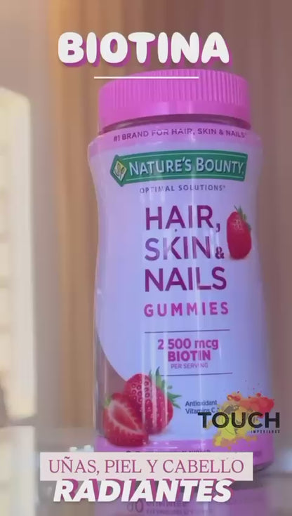 BIOTINA HAIR SKIN & NAILS EN GOMAS X90